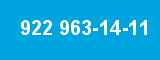 922 963-14-11